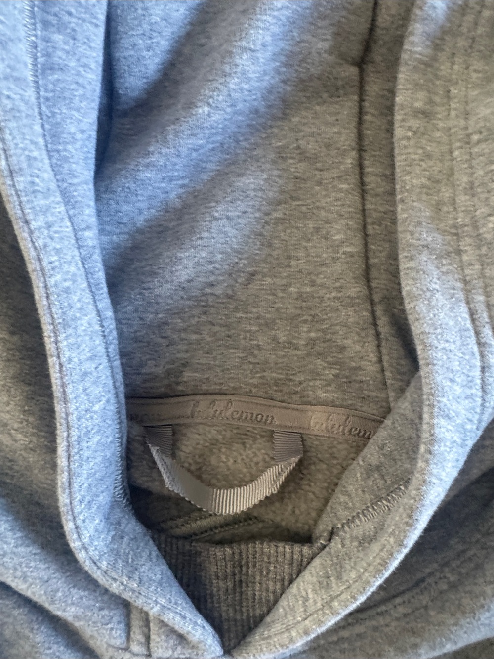 lululemon athletica Men's Gray Zip-Up Sweater Hoodie